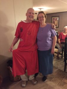 Donnie's new "knock around" culottes from Mary Jo!