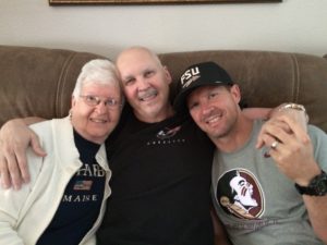 Jeff visiting before the FSU game in Orlando